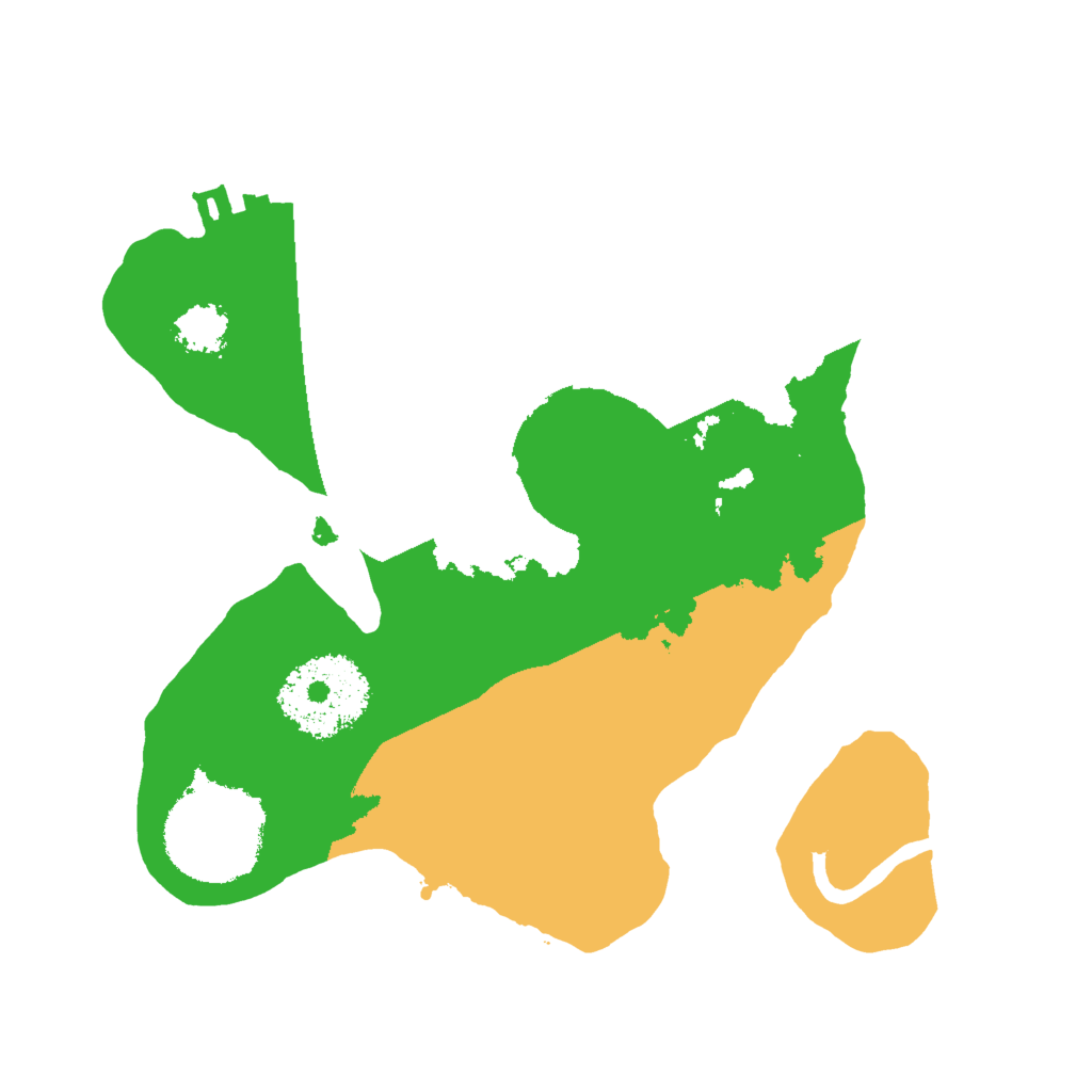 Biome Rust Map: Procedural Map, Size: 2000, Seed: 105807639