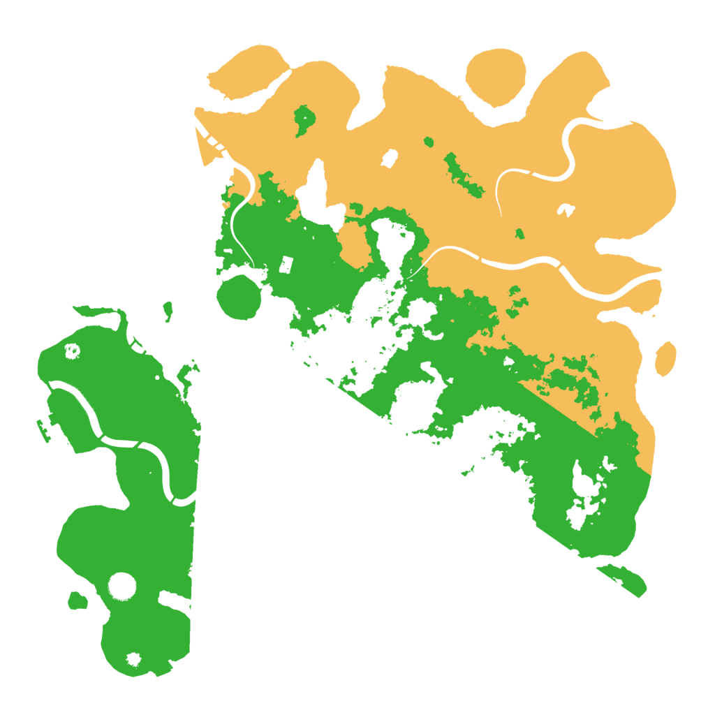 Biome Rust Map: Procedural Map, Size: 4500, Seed: 308661488