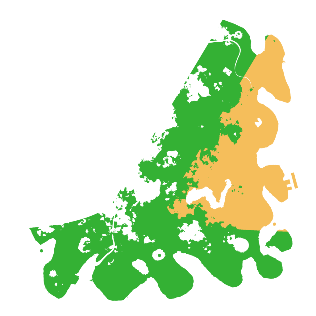 Biome Rust Map: Procedural Map, Size: 4000, Seed: 760679