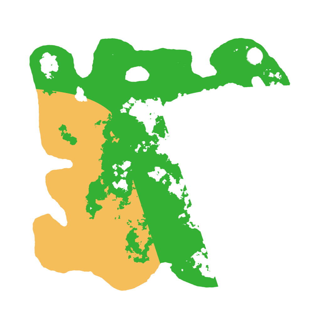 Biome Rust Map: Barren, Size: 3500, Seed: 662782175
