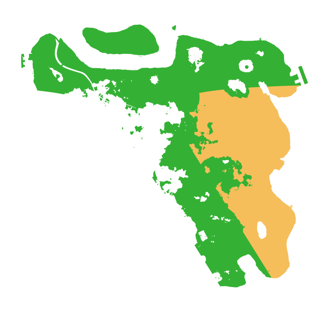 Biome Rust Map: Procedural Map, Size: 3500, Seed: 847244067