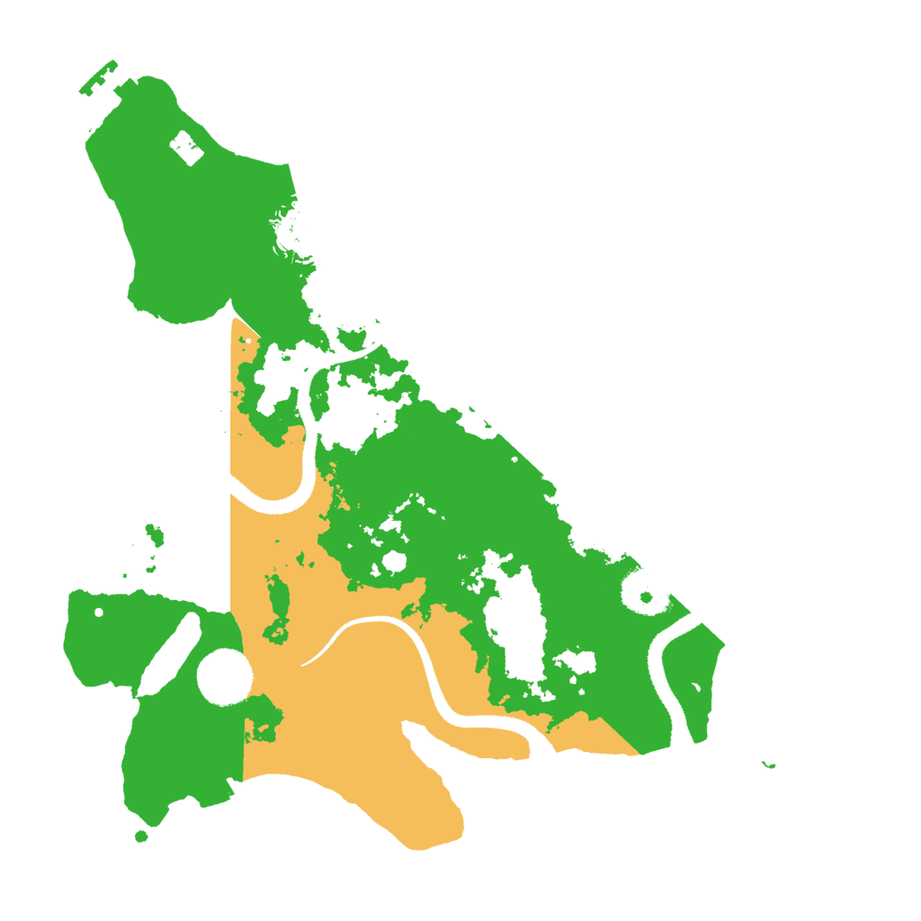 Biome Rust Map: Procedural Map, Size: 3000, Seed: 224302333