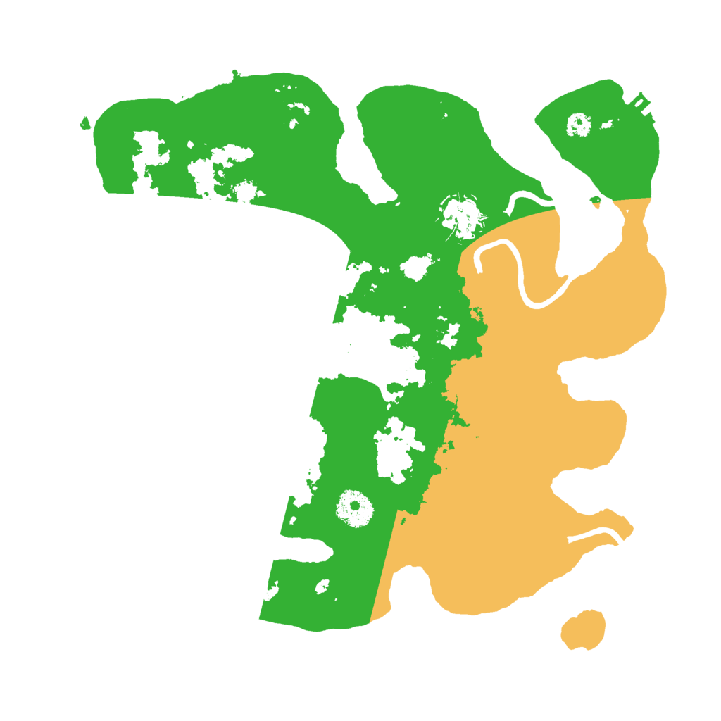 Biome Rust Map: Procedural Map, Size: 3000, Seed: 401819079
