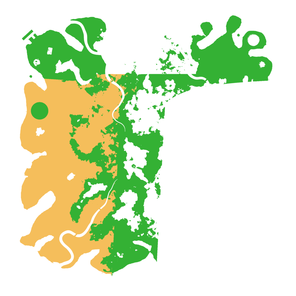 Biome Rust Map: Procedural Map, Size: 4500, Seed: 501202716