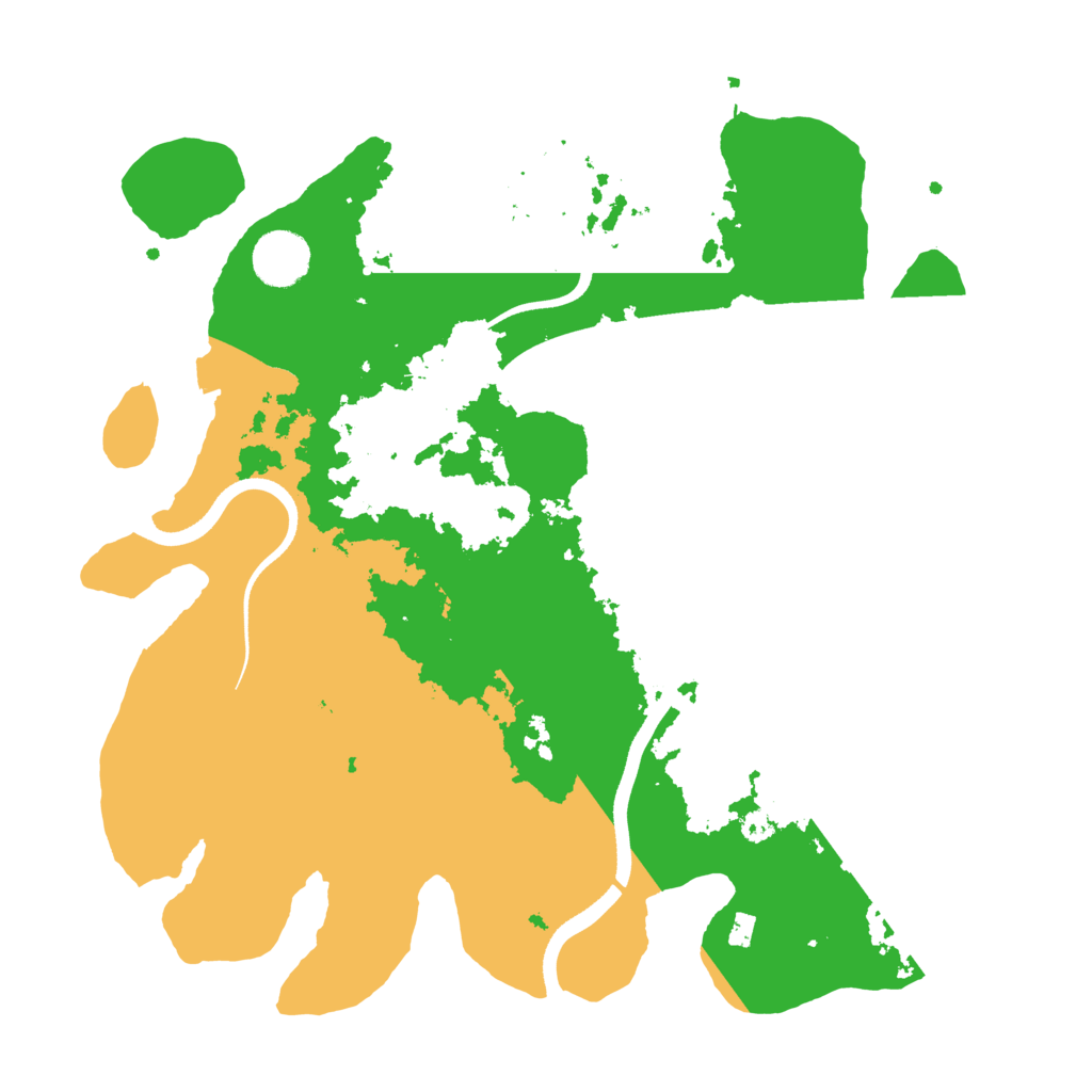 Biome Rust Map: Procedural Map, Size: 3500, Seed: 238711375