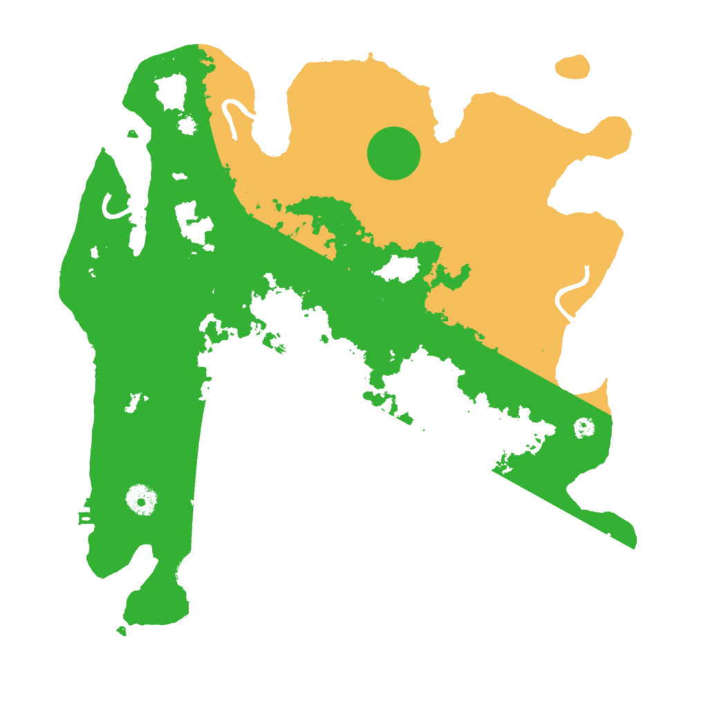 Biome Rust Map: Procedural Map, Size: 3500, Seed: 181754435