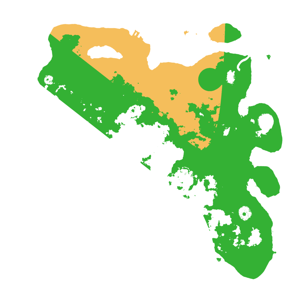 Biome Rust Map: Procedural Map, Size: 3500, Seed: 398775237