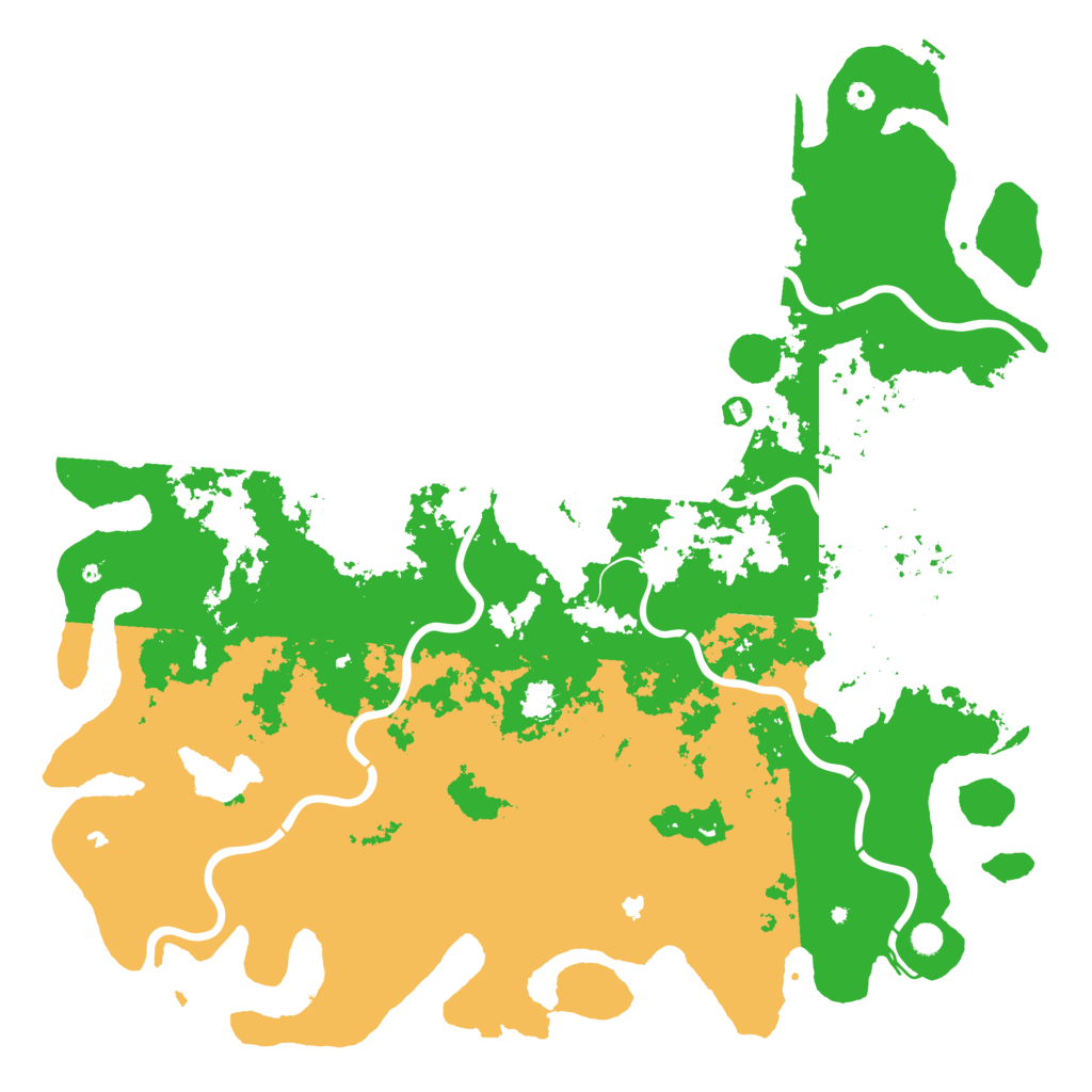 Biome Rust Map: Procedural Map, Size: 6000, Seed: 1948537327