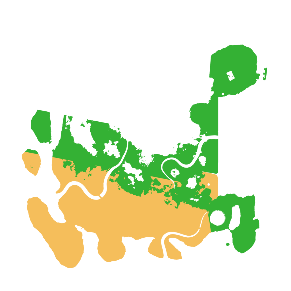 Biome Rust Map: Procedural Map, Size: 3500, Seed: 1968333544