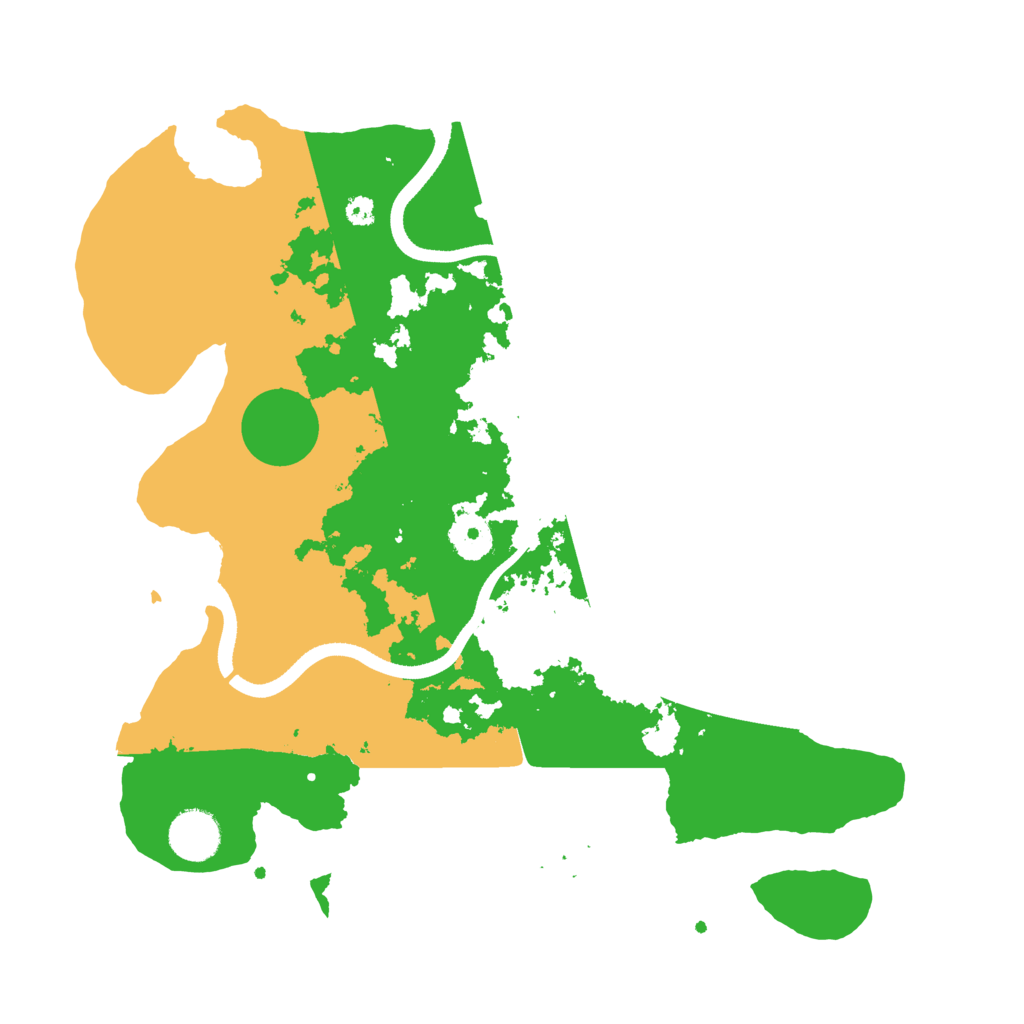 Biome Rust Map: Procedural Map, Size: 3500, Seed: 1217540790