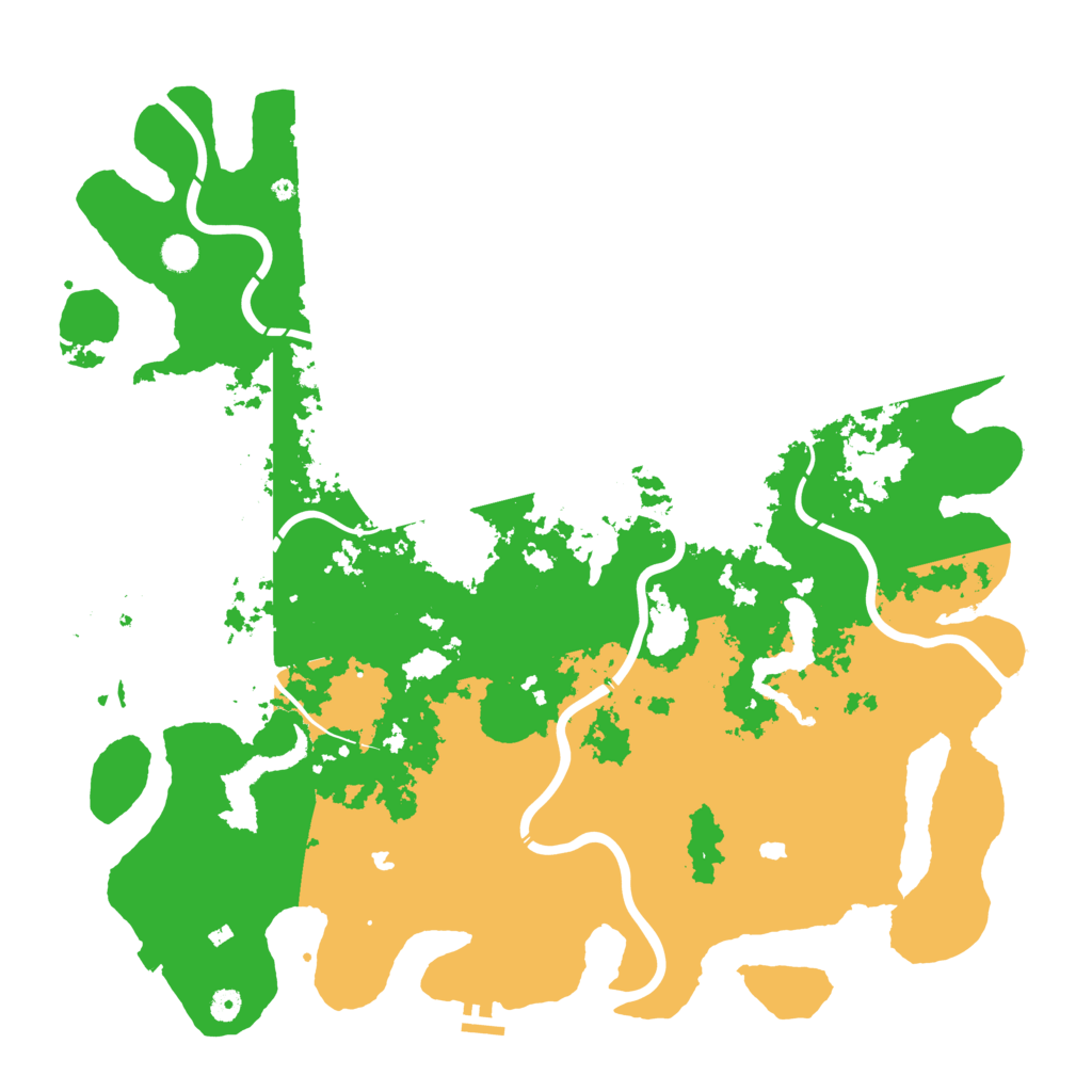 Biome Rust Map: Procedural Map, Size: 5120, Seed: 1
