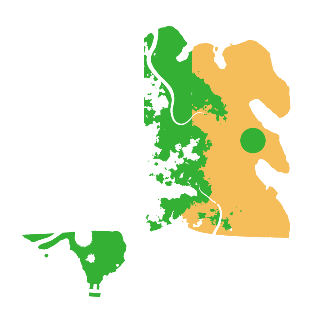 Biome Rust Map: Procedural Map, Size: 3350, Seed: 1238731812