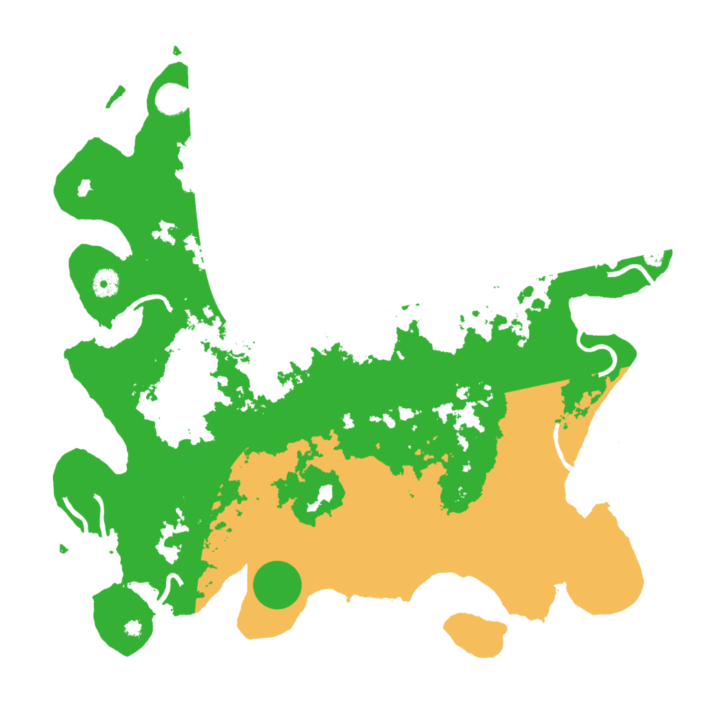 Biome Rust Map: Procedural Map, Size: 3850, Seed: 553292040