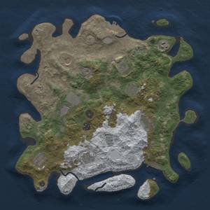 Thumbnail Rust Map: Procedural Map, Size: 3850, Seed: 883935022, 20 Monuments