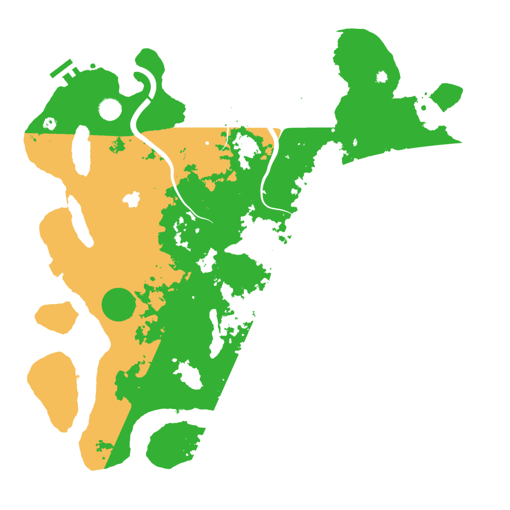 Biome Rust Map: Procedural Map, Size: 4000, Seed: 131262667