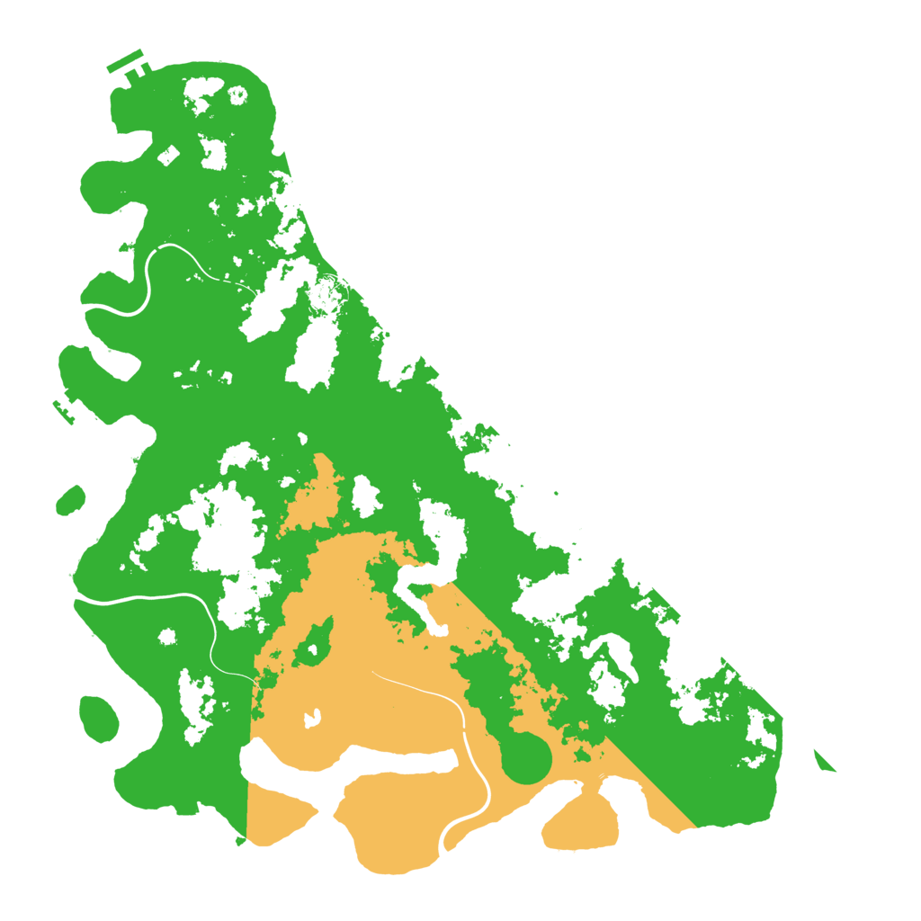 Biome Rust Map: Procedural Map, Size: 4800, Seed: 852371466
