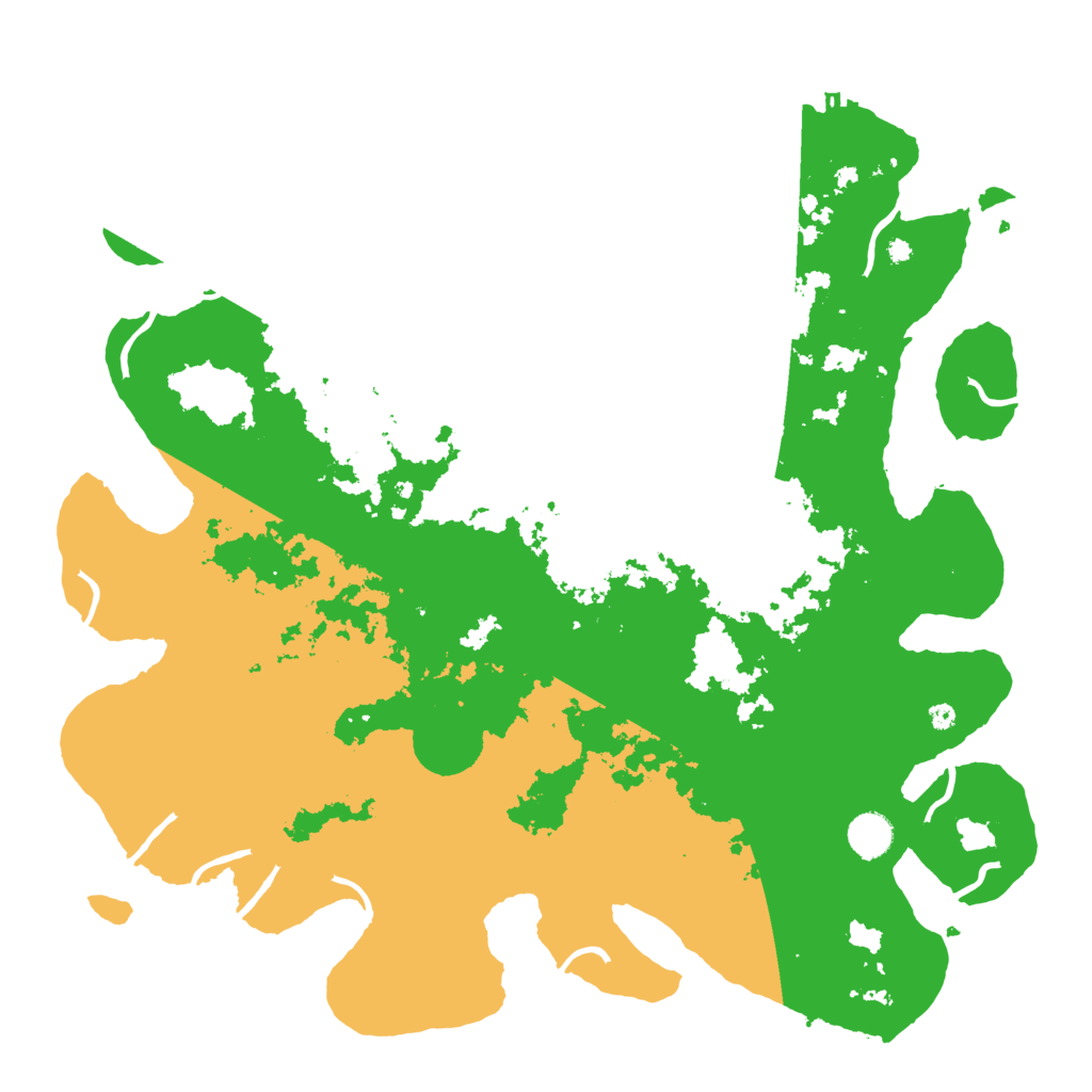 Biome Rust Map: Procedural Map, Size: 4300, Seed: 41257