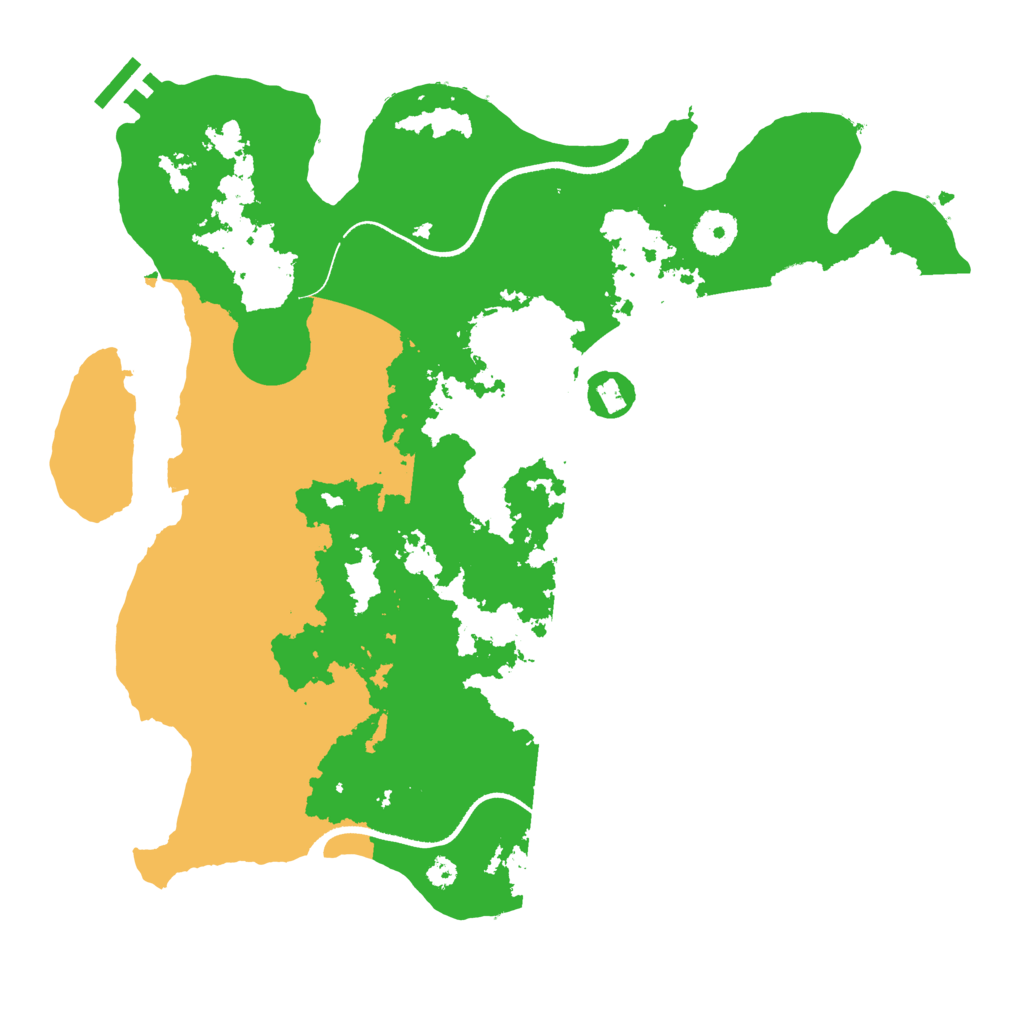 Biome Rust Map: Procedural Map, Size: 3500, Seed: 59023987