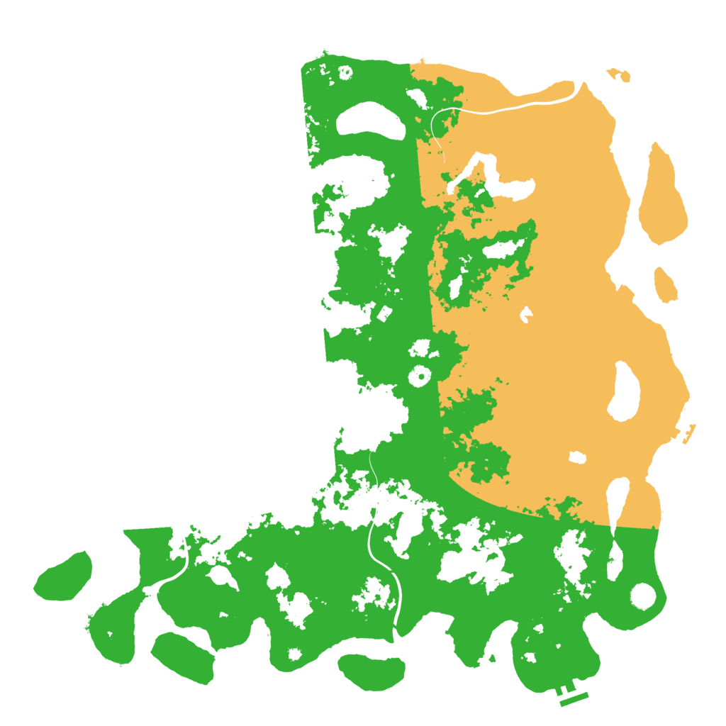 Biome Rust Map: Procedural Map, Size: 5000, Seed: 912547854