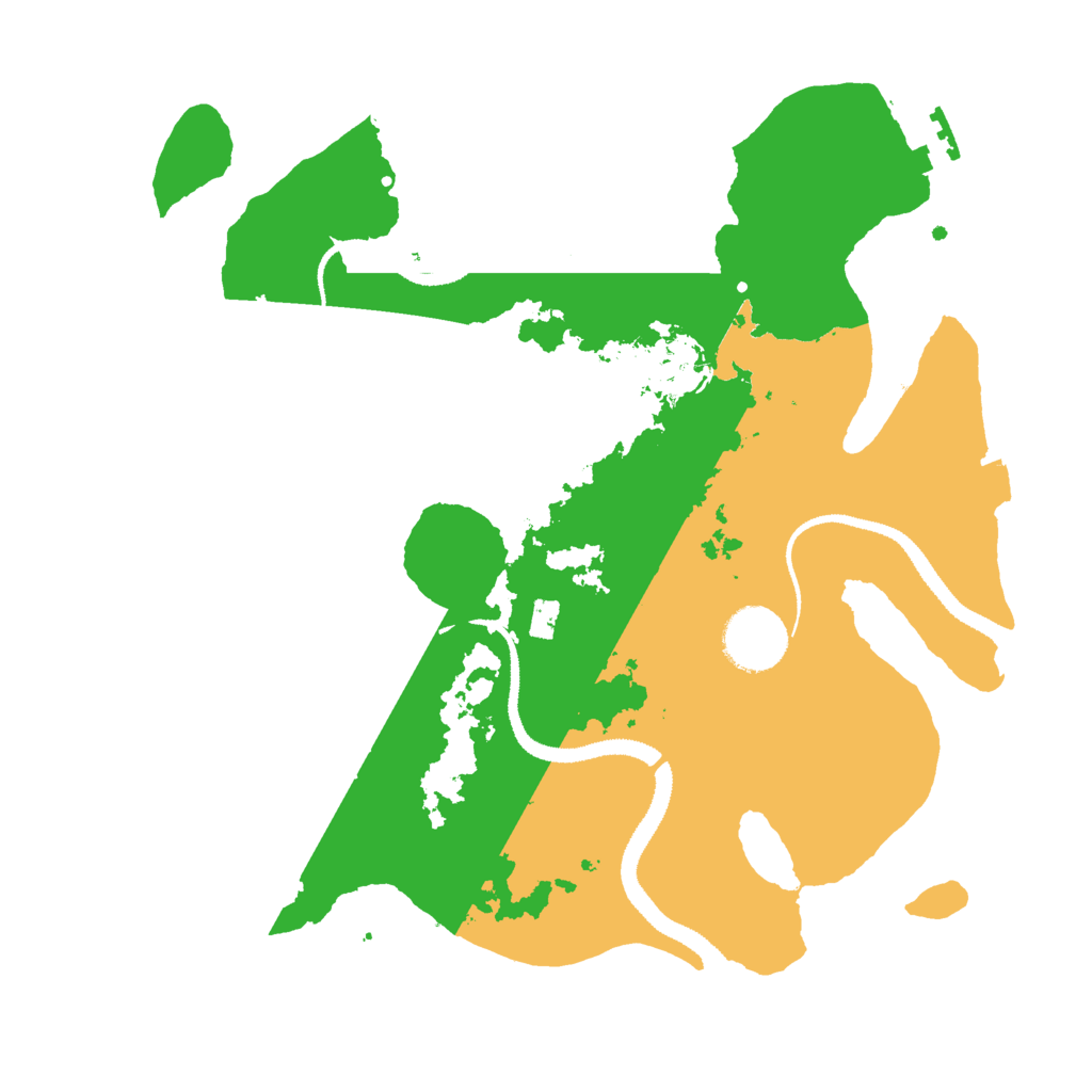 Biome Rust Map: Procedural Map, Size: 3000, Seed: 20972