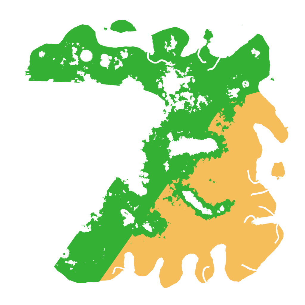 Biome Rust Map: Procedural Map, Size: 4500, Seed: 3255673