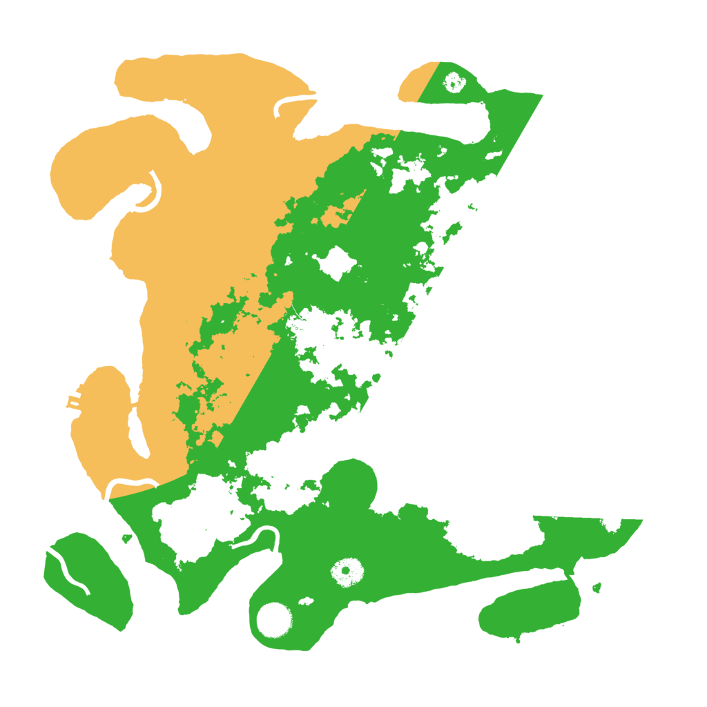 Biome Rust Map: Procedural Map, Size: 3550, Seed: 304172