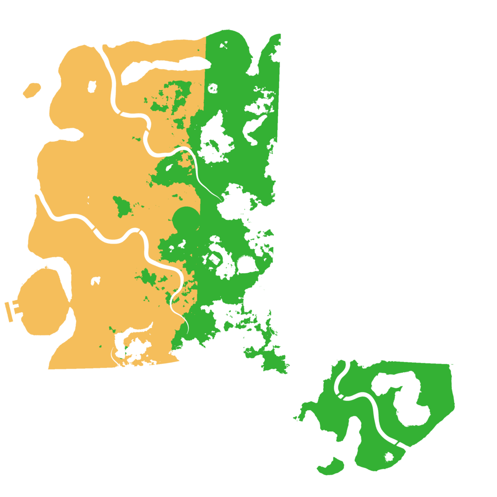 Biome Rust Map: Procedural Map, Size: 5000, Seed: 7372