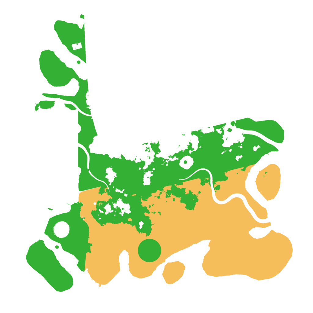 Biome Rust Map: Procedural Map, Size: 3550, Seed: 386642
