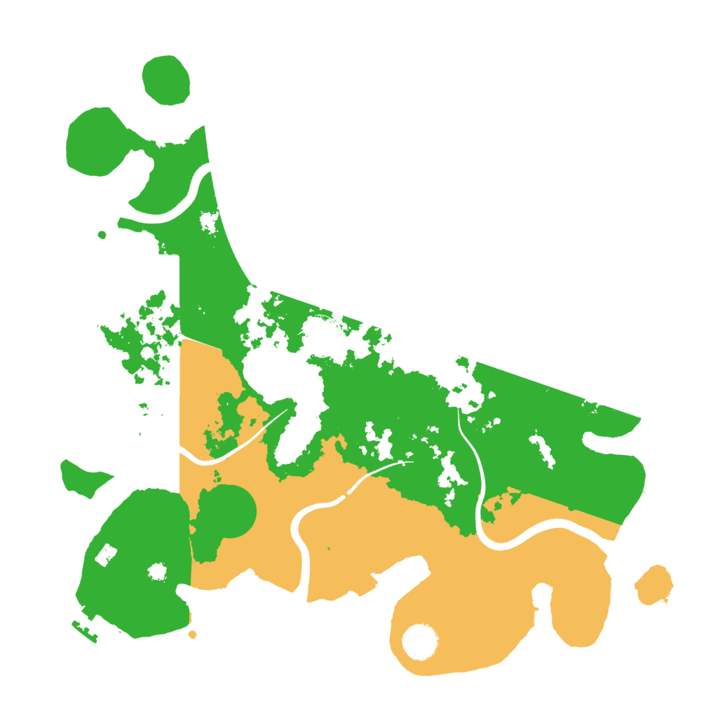 Biome Rust Map: Procedural Map, Size: 3550, Seed: 627796