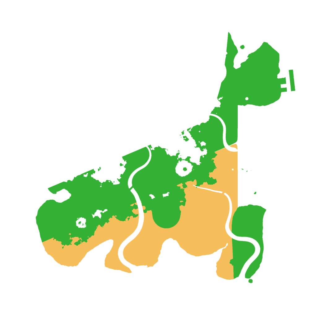 Biome Rust Map: Procedural Map, Size: 3000, Seed: 801701895