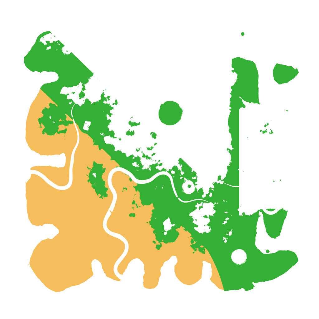 Biome Rust Map: Procedural Map, Size: 3700, Seed: 12728121