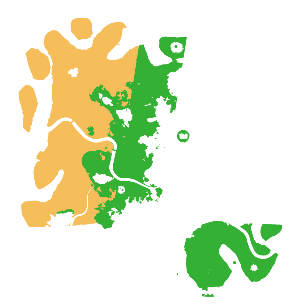 Biome Rust Map: Procedural Map, Size: 4000, Seed: 842570