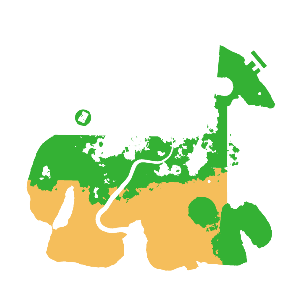 Biome Rust Map: Procedural Map, Size: 3000, Seed: 1217692451