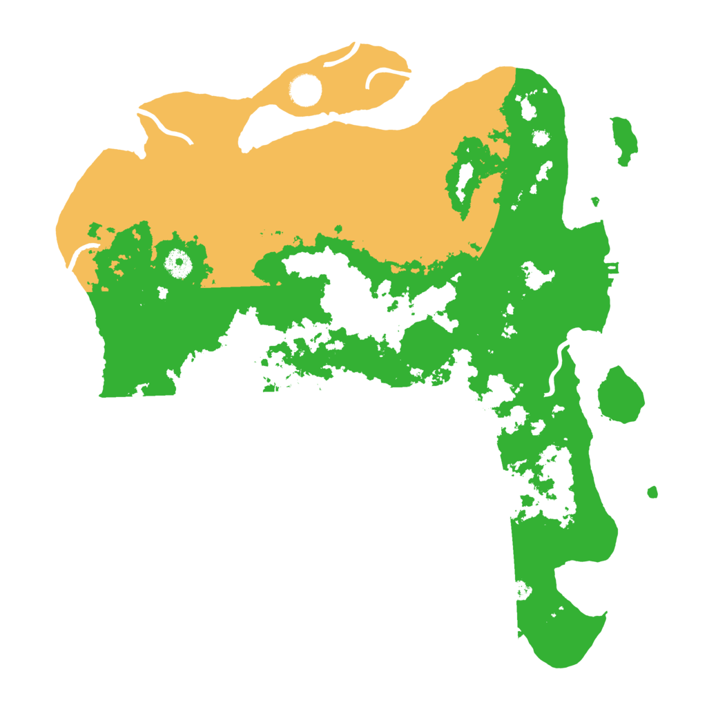 Biome Rust Map: Procedural Map, Size: 3850, Seed: 2191