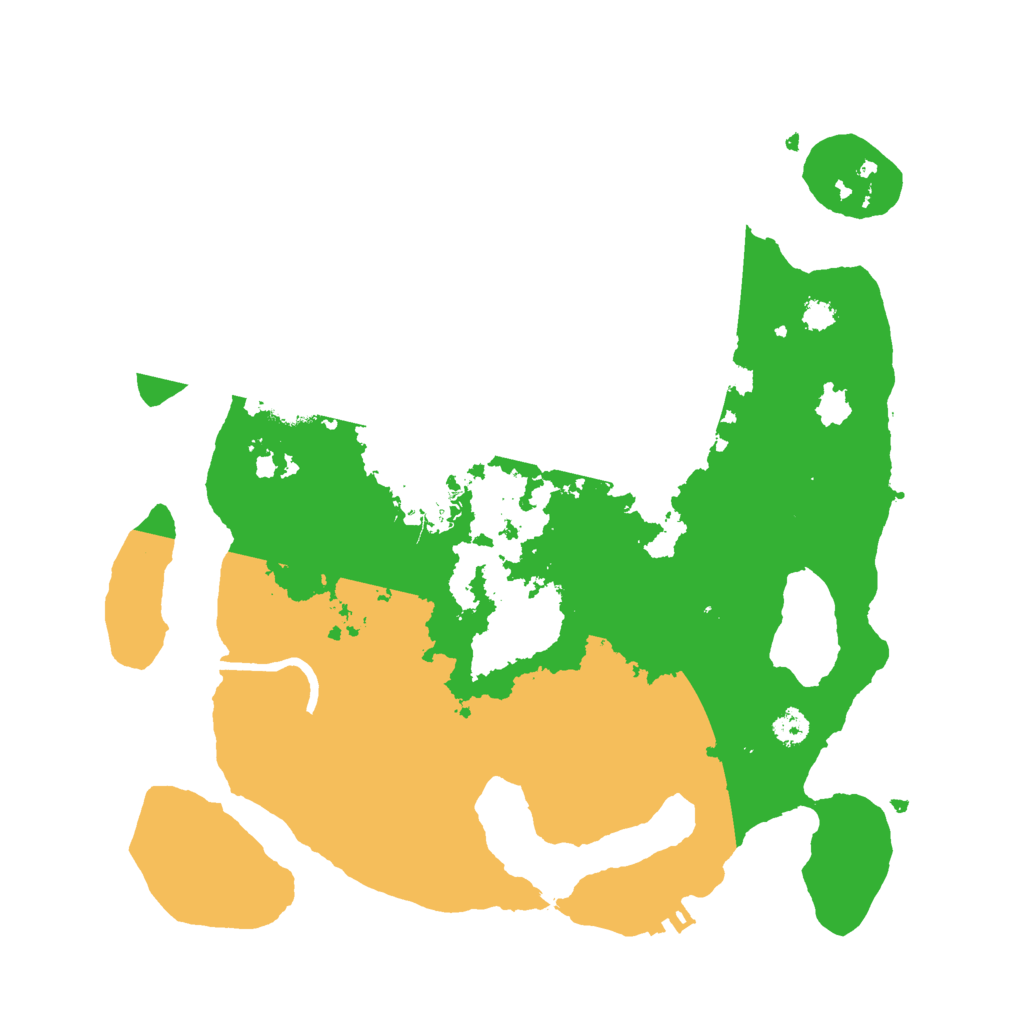 Biome Rust Map: Procedural Map, Size: 3000, Seed: 2072822488