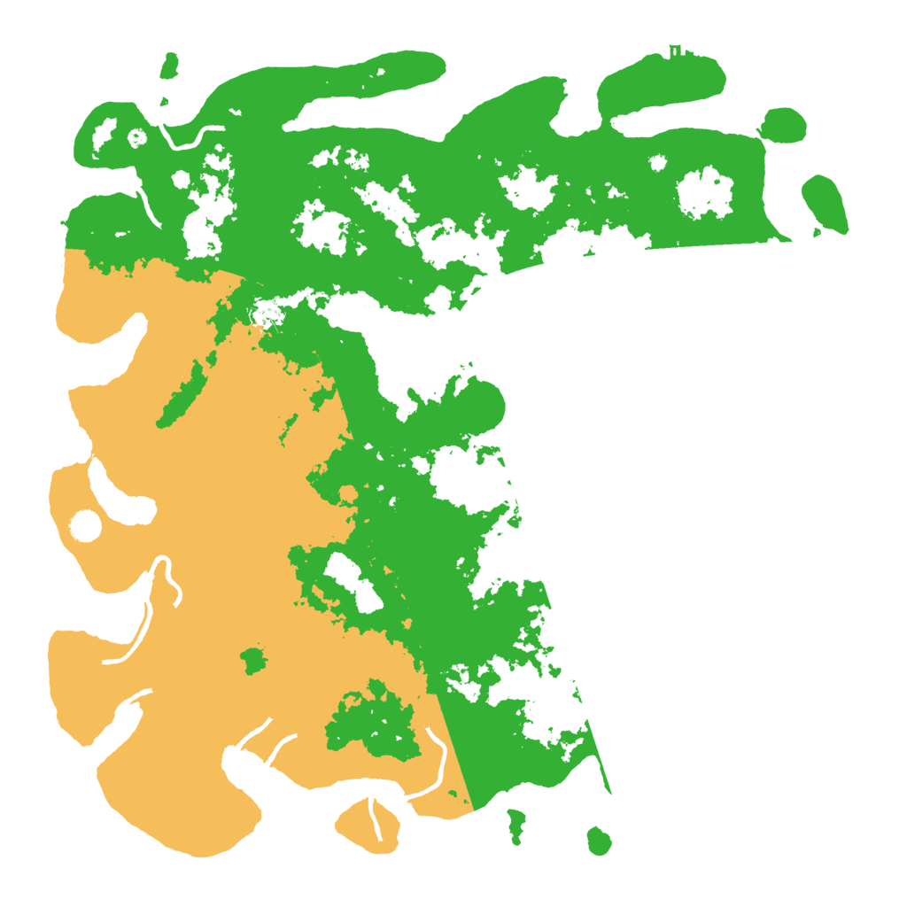 Biome Rust Map: Procedural Map, Size: 5000, Seed: 1100025