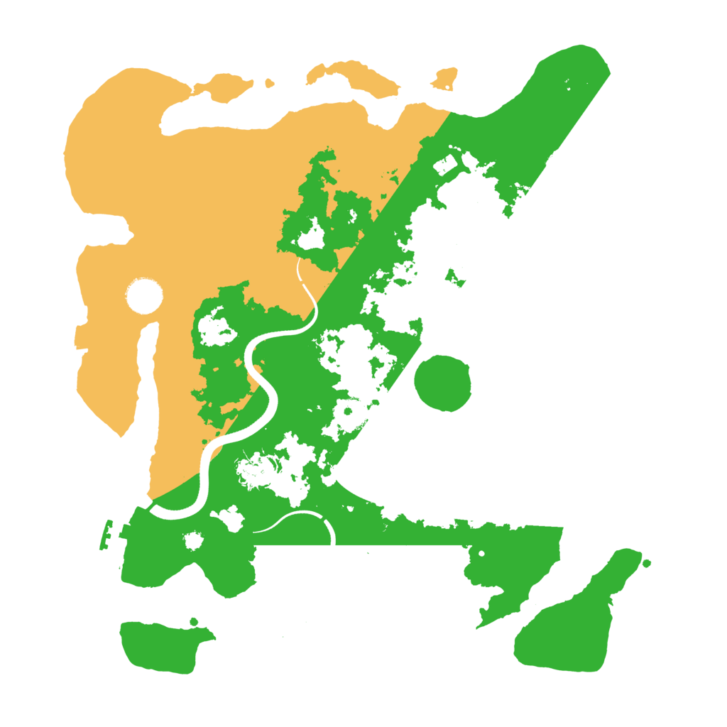 Biome Rust Map: Procedural Map, Size: 3550, Seed: 222672