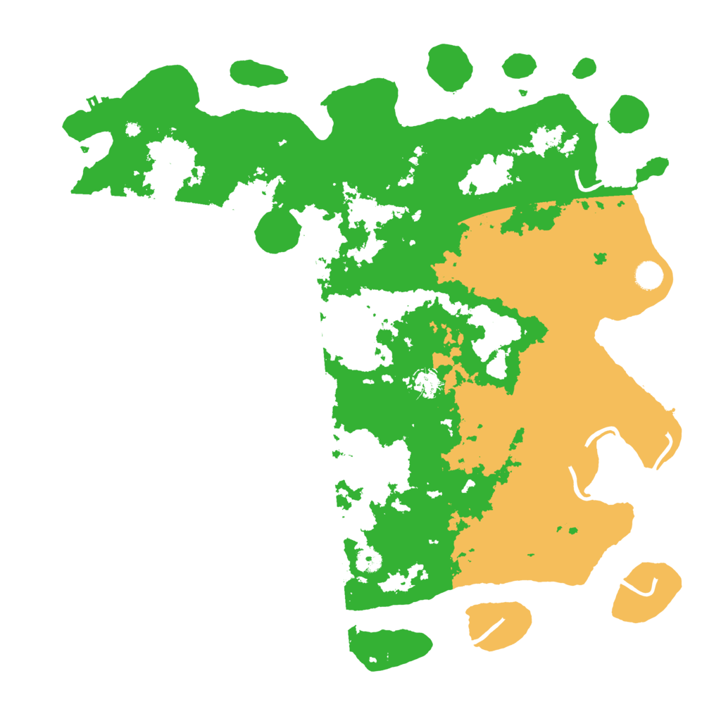 Biome Rust Map: Procedural Map, Size: 4500, Seed: 6734