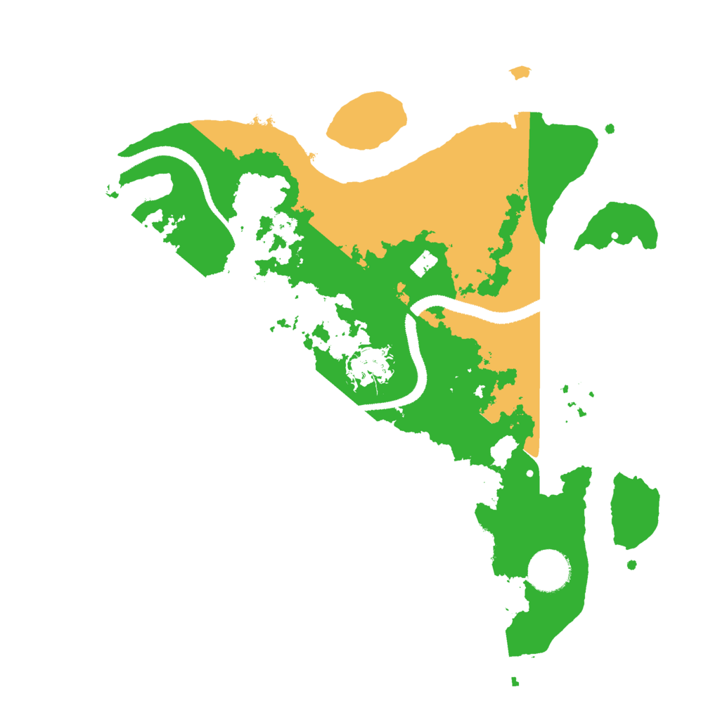 Biome Rust Map: Procedural Map, Size: 3000, Seed: 259656612
