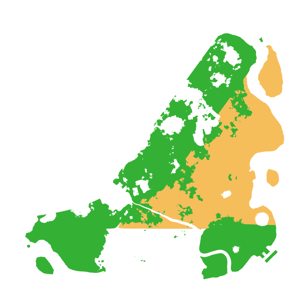 Biome Rust Map: Procedural Map, Size: 4000, Seed: 425743