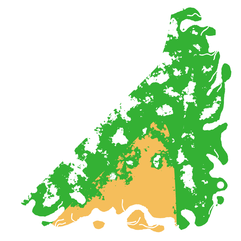 Biome Rust Map: Procedural Map, Size: 6000, Seed: 425663