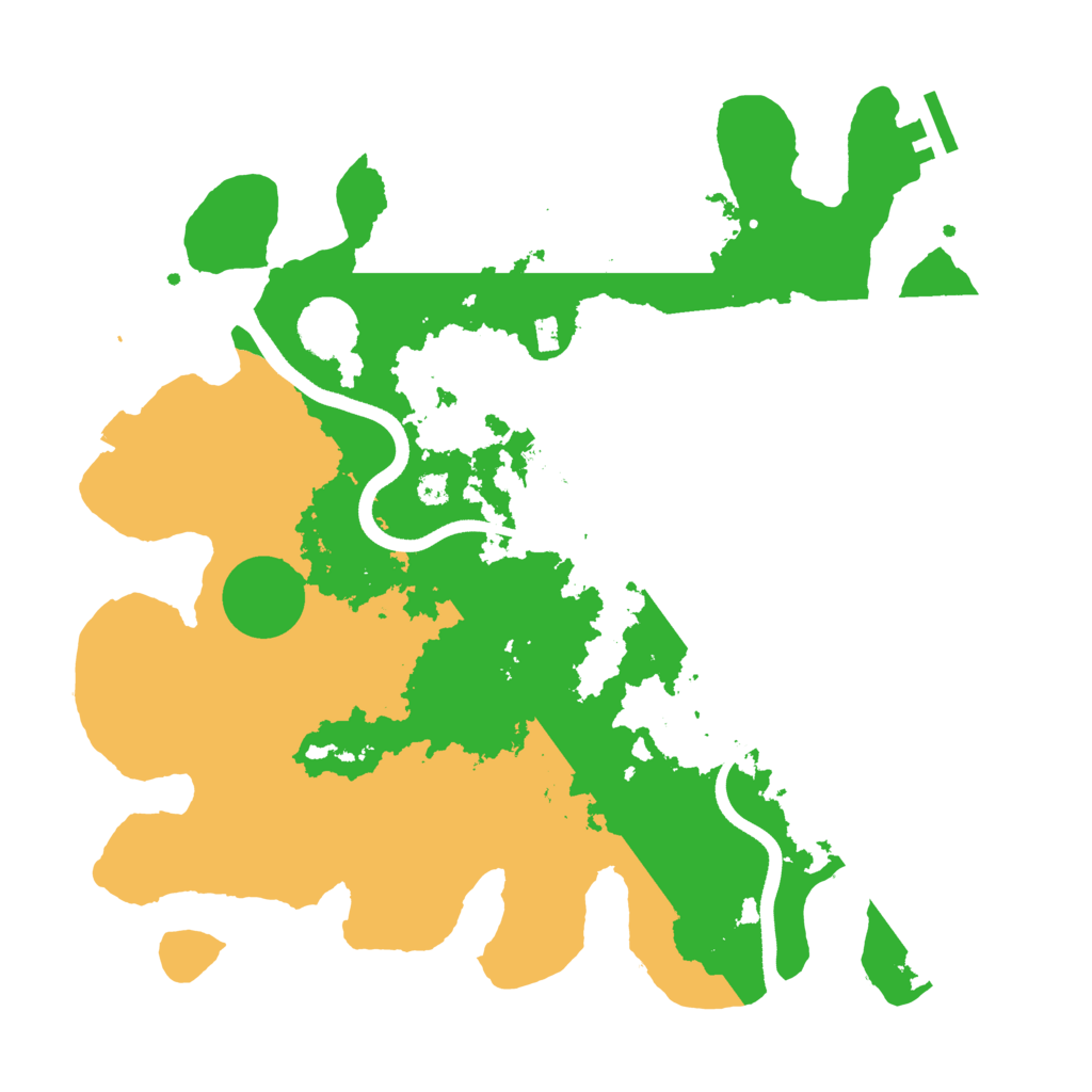 Biome Rust Map: Procedural Map, Size: 3500, Seed: 1490832605