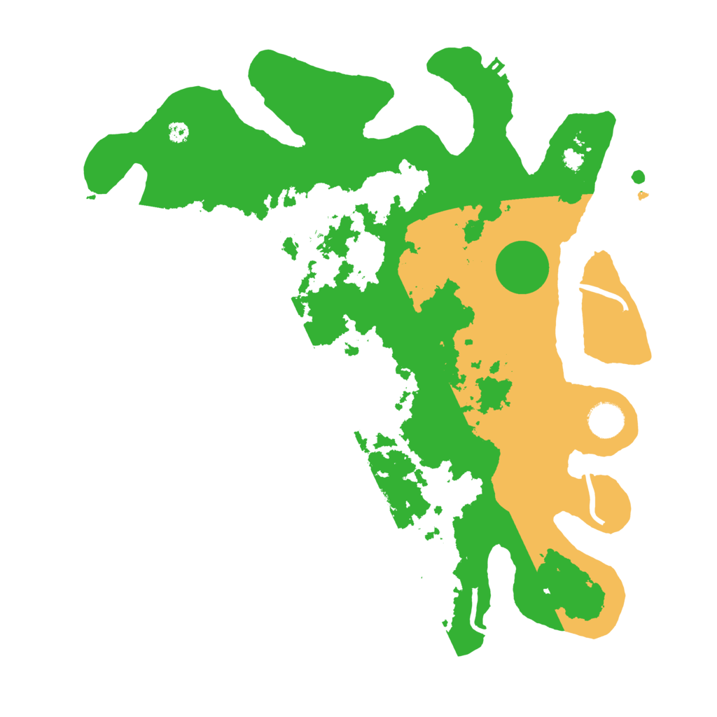 Biome Rust Map: Procedural Map, Size: 3550, Seed: 187727