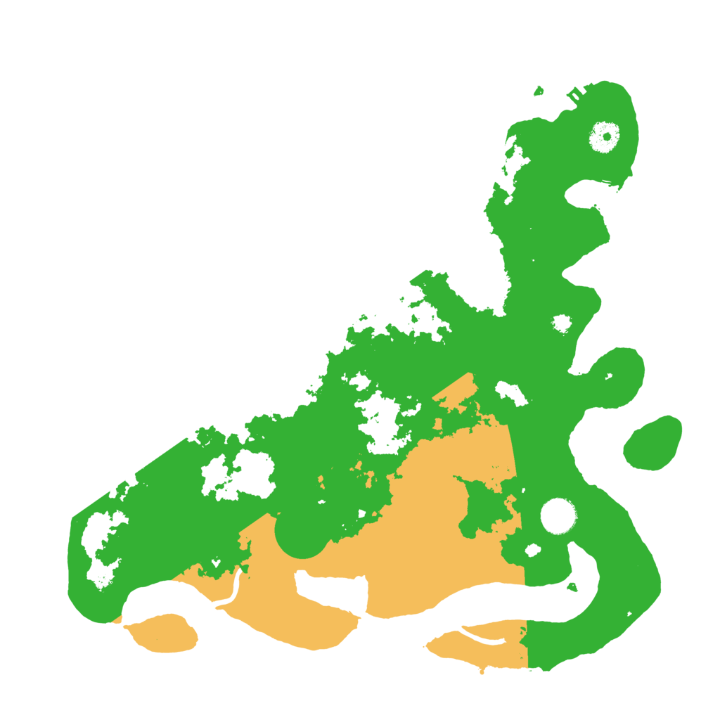 Biome Rust Map: Procedural Map, Size: 3550, Seed: 5598