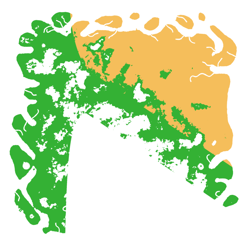 Biome Rust Map: Procedural Map, Size: 6000, Seed: 6648463