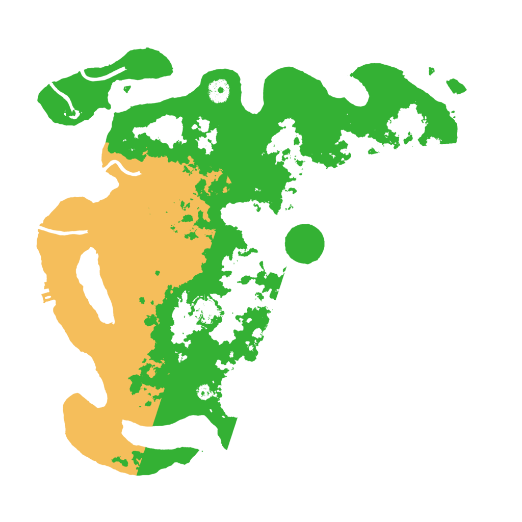 Biome Rust Map: Procedural Map, Size: 3500, Seed: 525105651