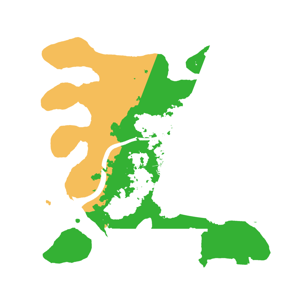 Biome Rust Map: Procedural Map, Size: 2750, Seed: 127