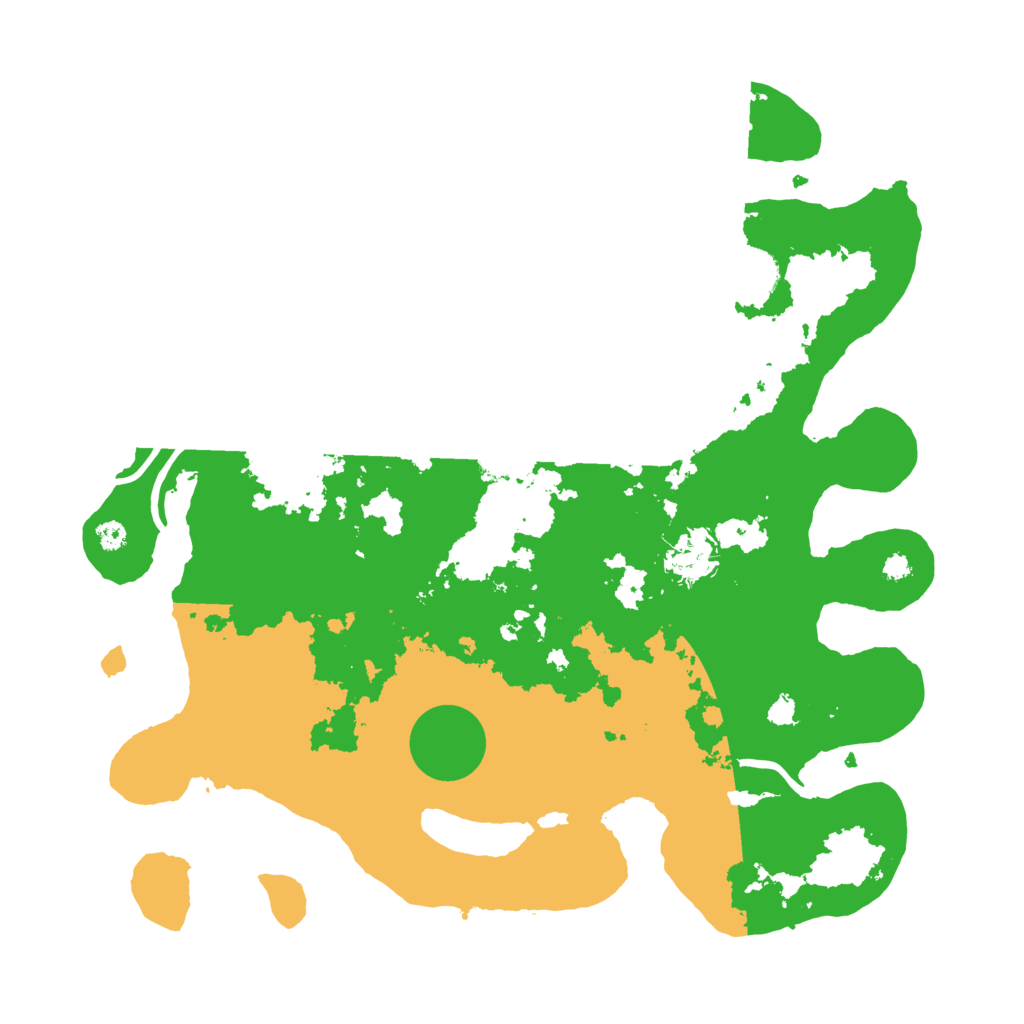 Biome Rust Map: Procedural Map, Size: 3550, Seed: 141642