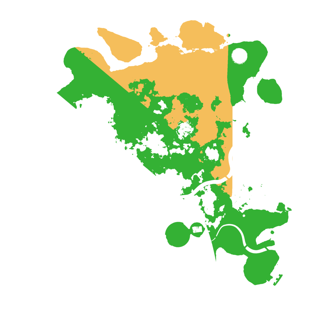 Biome Rust Map: Procedural Map, Size: 3500, Seed: 259656612