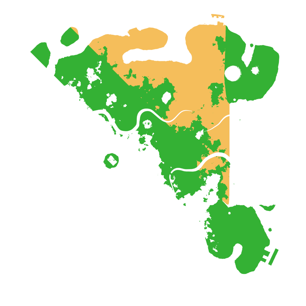Biome Rust Map: Procedural Map, Size: 3550, Seed: 547433